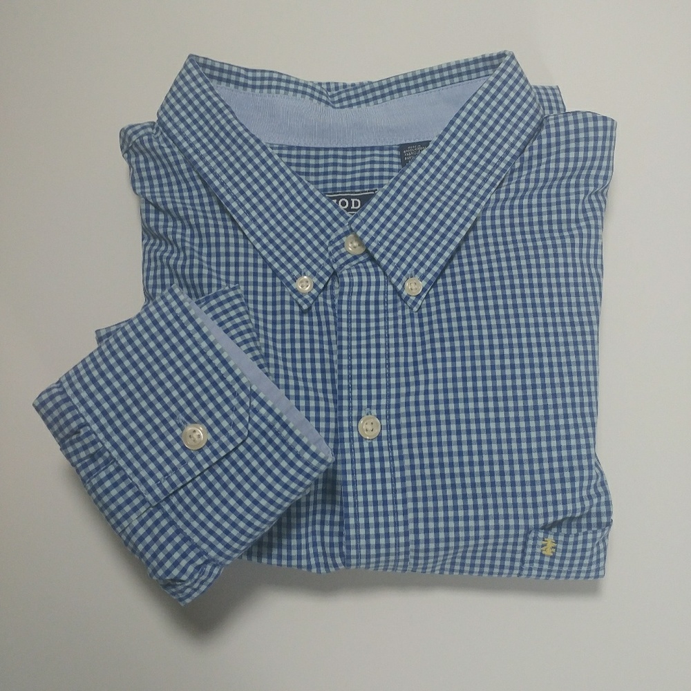 2X IZOD Button Down Performance Gingham Shirt
